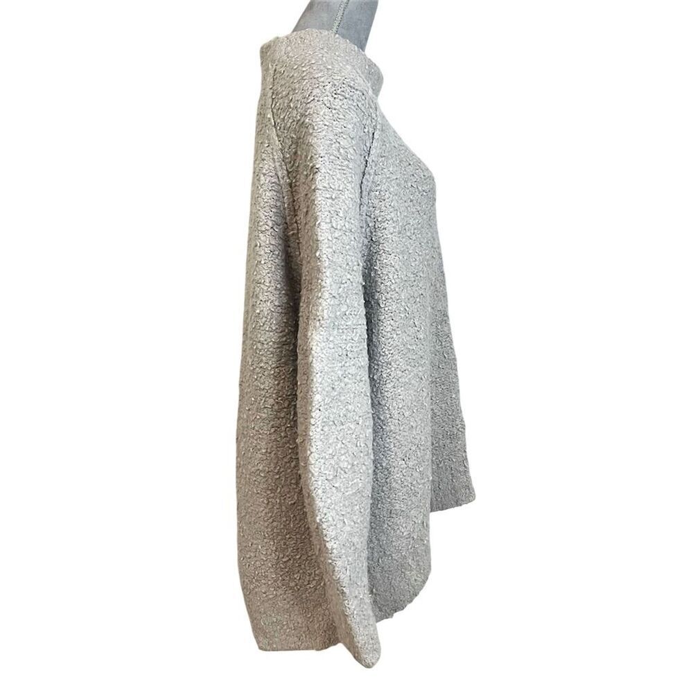 Free People Wool Blend Teddy Sweater Oversized Beige Pullover S Cozy Outdoor - Picture 10 of 16